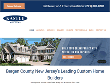 Tablet Screenshot of kastlebuilders.net
